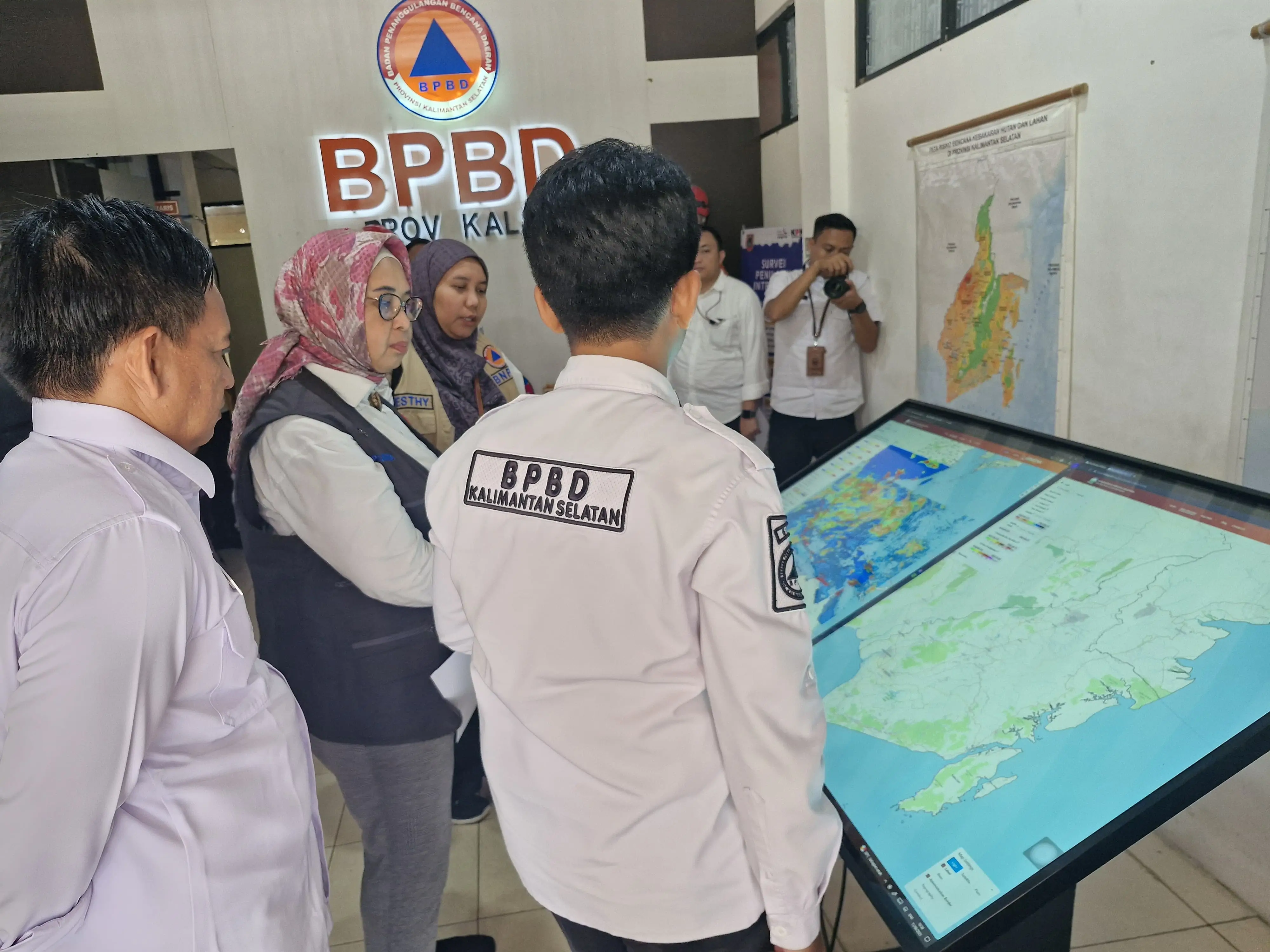 BNPB dan BPBD Lakukan Survei dan Penentuan Lokasi Sirene Peringatan Dini Banjir di Kalimantan Selatan